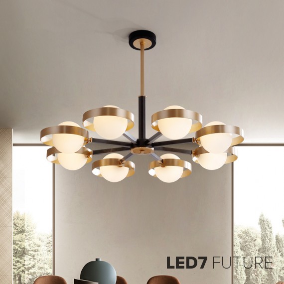 Loft Industry Modern - Ball Planets Chandelier